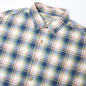 Duluth Trading Co. Mens Large BBQ Relaxed Fit Button Down Shirt